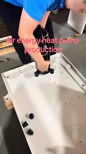 Air energy heat pump production company 🪛🔧❄️👏,, #viralsongreels #airconditioner #trending #hvac #acinstallation . | Muhammad Umar