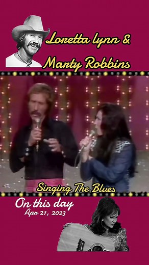 Marty Robbins and Loretta Lynn - Singing The Blues 🎶𝐄𝐧𝐣𝐨𝐲 𝐒𝐨𝐧𝐠 https://beautifulsongs.oldies70s.com/marty-robbins-and-loretta-lynn-singing-the-blues | Back to the Oldies