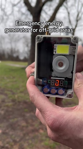 Portable hand-crank energy generator for emergency situations, blackouts, and camping ⛺⚡ Includes USB charging, built-in lighter 🔥, and LED flashlight 🔦 Reliable power anytime, anywhere — no electricity needed 🌍💪”#PortablePower #CampingEssentials #EmergencyGenerator #HandCrankGenerator