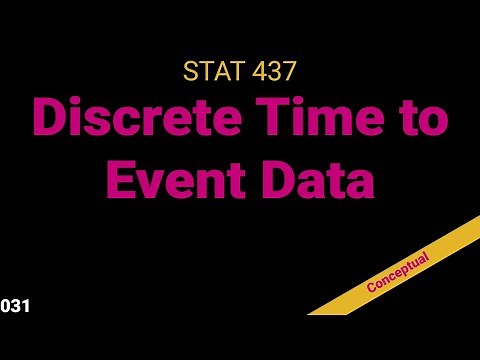 031. Discrete Time to Event Data