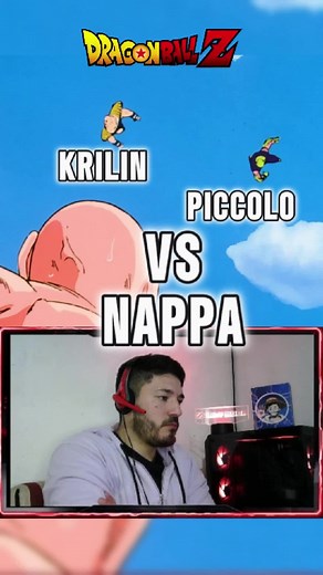 Piccolo y Krilin contra Nappa en Dragon Ball