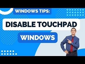 How to Disable Touchpad in Windows