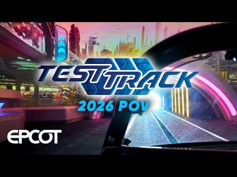 Test Track 3.0 FULL POV | EPCOT 2026 | Daytime 4K Ride