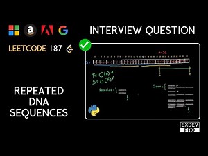 Repeated DNA Sequences | LeetCode 187 | Python Solution