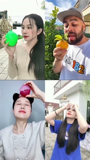 Orange Eyes?! 🍊 Funny Face Transformations 😂