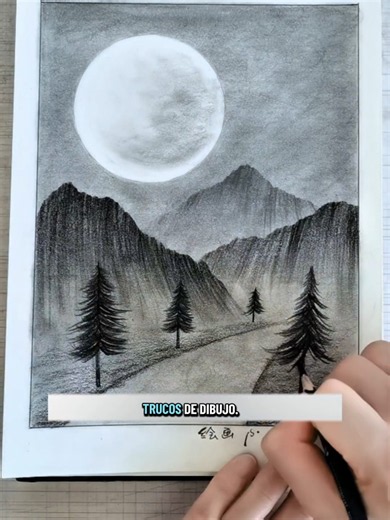 Aprende a dibujar con grafito paso a paso.#fyp #eeuu #dibujo #draw #pintar