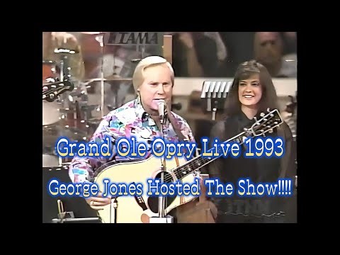 Grand Ole Opry Live 1993 George Jones Hosted The Show!!!!