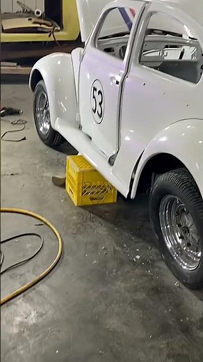 Tried parts on the car to get me fired up to move faster