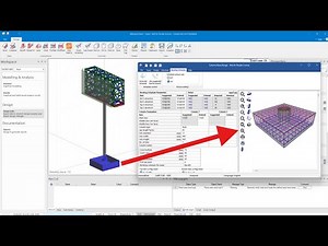 Billboard Concrete Foundation Design using SUMO