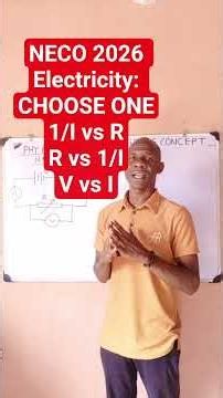 NECO 2026 Physics Practical: See Which Graph Will Come Out!