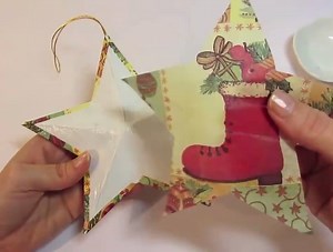 How to make 3D Christmas stars. By: Gustamonton, manualidades. | MetDaan