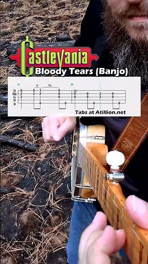 Bloody Tears (Castlevania) – Banjo Tabs 🧛🏼🪕