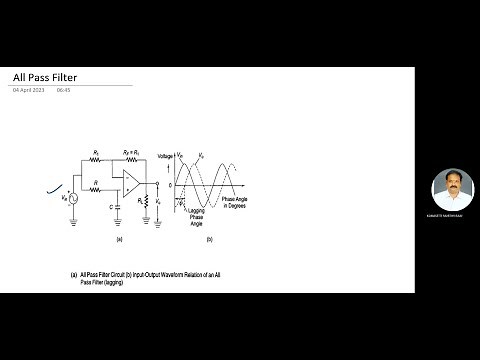 All pass filter using op-amp--Phase shift derivation