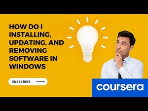 Installing, updating and removing software in windows #coursera week5 Technical support fundamentals