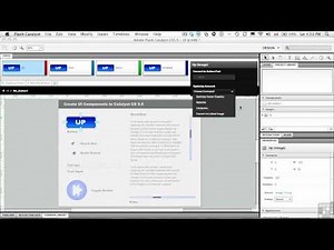 InfiniteSkills Tutorial | Flash Catalyst CS5.5 | Creating Button Components