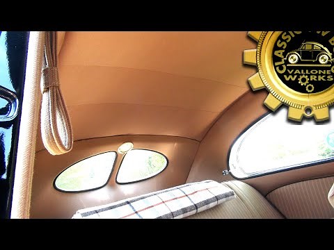 How To Multi-Piece Headliner Installation Classic VW Beetle BuG in FULL 2hrs Archive Video