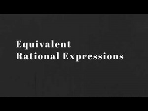 Math 30-2 Non-Permissible Values and Equivalent Rational Expressions