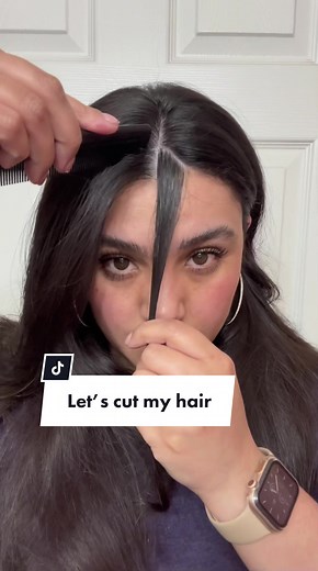 Im so glad that I cut my own bangs. I can be very picky when it comes to my hair so doing it myself means I get exactly what I want and if not I can only blame myself #wispybangs #wispybangstutorial #diyhaircut #bangstutorial #bangcuttingtutorial