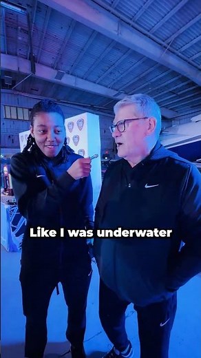 KK Arnold interviews her Final Four-bound UConn teammates 🎤 #shorts