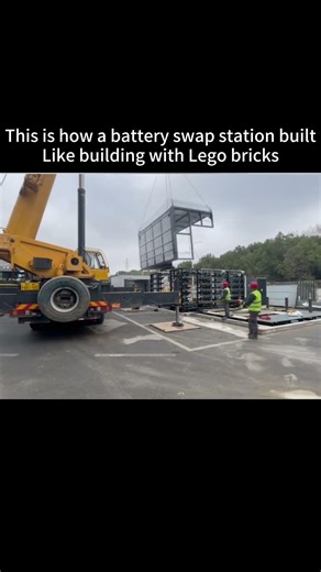 A Power Swap Station quickly replaces an EV's depleted battery with a charged one. #newchinaev