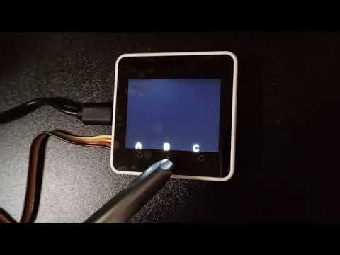 M5Stack Core2 A/B/C touch buttons.