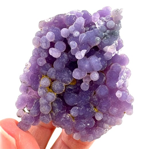 Purple Grape Agate | Botryoidal Crystal Cluster, Mineral Specimen From Indonesia - Etsy