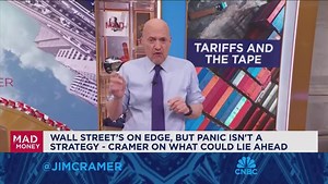 Jim Cramer explains why panic isn't a strategy as tariffs drag markets down