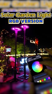SUNC Solar Garden Light: Christmas and festival colored lighting for garden decoration, WW/W/RGB CCT, music rhythm, 360° lighting angle, APP smart control, perfect for your garden landscaping!#outdoorlighting #outdoorlights #light #solar #solarenergy #solarlight #nightlight #waterprooflight #solarlightwithpanel #sunc #suncsolar #solarlights #solarpower #solarlighting #waterproof #solarstreetlight #rgb #rgblights #christmaslight | Sincerity Industry Co.,Ltd
