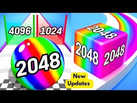 Jelly Run 2048 vs Number Merge Games 3D vs 2048 Cube Run | High Score Gameplay