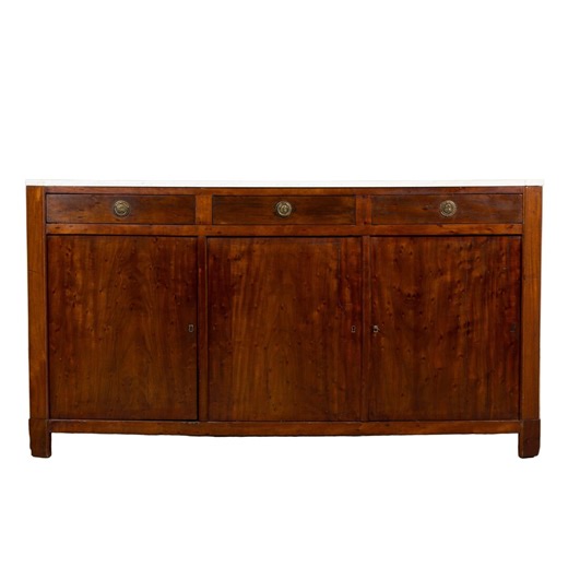 Early 19th Century French Empire Mahogany Sideboard W/ Carrara Marble - Etsy