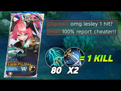 TOP GLOBAL LAYLA INSANE DAMAGE 1 HIT BUILD 2025!! (100% ONE HIT!) BUILD TOP GLOBAL LAYLA 2025 - MLBB