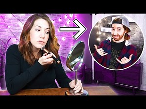 Gender Transformation Makeup Challenge - Turning Ourselves Into Our Husbands