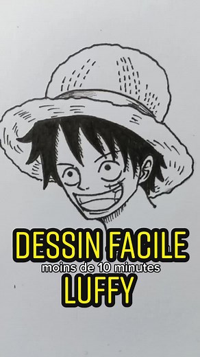 Dessiner Luffy en moins de 10 minutes