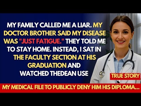 At My Brother’s Graduation, They Called It “Just Fatigue” — Then His Dean Read My Medical File