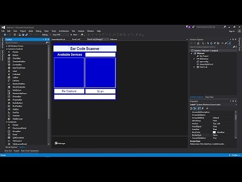 Web Cam Based QR-Code Scanner VB.net 2015