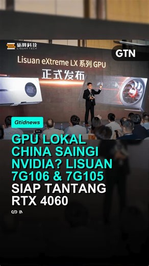 GTN on Instagram: "China resmi meluncurkan dua GPU lokal 6nm, Lisuan 7G106 (12GB) untuk gaming dan Lisuan 7G105 (24GB ECC) untuk profesional serta AI. Keduanya berbasis arsitektur TrueGPU G100, mendukung encode/decode 8K dan virtualisasi hingga 16 pengguna. Dalam uji 3DMark dan Geekbench, performanya menyaingi bahkan melampaui RTX 4060. Pada demo Black Myth: Wukong, GPU ini tembus 70–80 FPS di 4K High Settings. Sumber: Wccftech, 6/8/25"