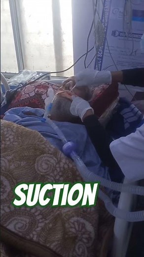 how to suction the patient....