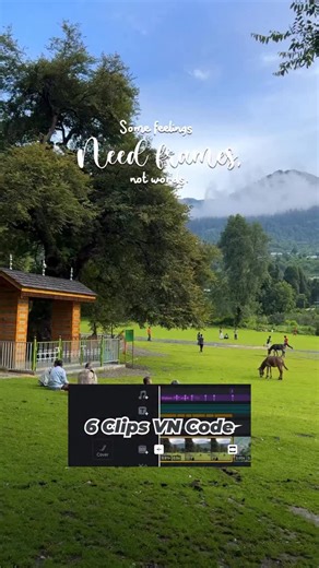 Sujay Raut | Content Creator on Instagram: "6 CLIPS🎞️ VN template code⬇️ 1. Screenshot the QR code 2. Open VN App & Scan the QR 3. Download template & select your videos 4. Export with 1080p / 30 fps / 20 bitrate (If you want to remove all the text, just erase everything and add ‘SPACE’ — or you can type your own text) Follow @sujayraut for more amazing content like this! (VN editing, Reels template, VN Template, VN video editing code, Mobile editing, Video editing tutorials) #mobileediting #VN