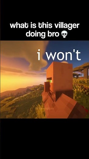 Minecraft Villager Singing Moment