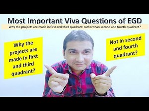 Most Important Viva Question and Answer of Engineering Drawing, EGD, First & third quadrant, point