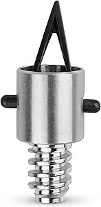 ProTuff Products ProTuff Stainless Steel Pool Pole Adapter - Threaded for 3/4-5 Acme Thread Screw On Accessories - Unlimited Free Replacements from