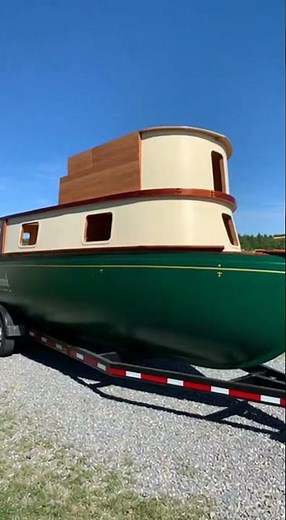 Building my Dutch Barge Shocking plywood boat build secret #BoatBuilding #DIY #DutchBarge