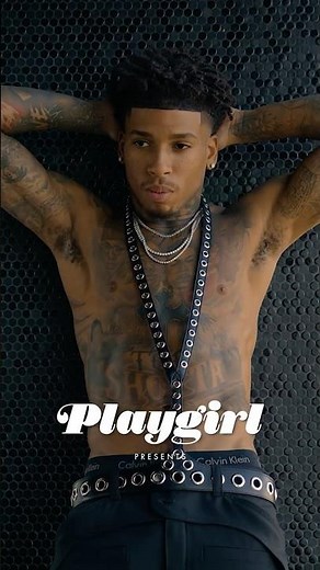 NLE Choppa • PLAYGIRL: January 2025 • Behind the Scenes