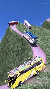 127K views · 173 reactions | Bus Driver Skills Tested on Dangerous Cliffs | BD WE GAMER | Facebook