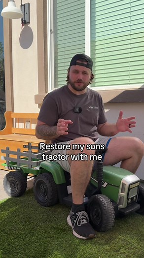 Restore My Son's John Deere Toy Tractor