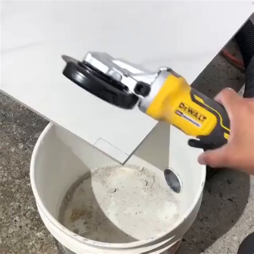 Cutting tile dust-free? All you need is a bucket, and a hole saw. Great tip. #civilengineering #theconstructor #construction #civil #engineering #civilengineeringworld #civilengineer #engineer #engineers #building #civilconstruction #constructionlife #engineeringlife #constructionworker | The Constructor - Civil Engineering Home