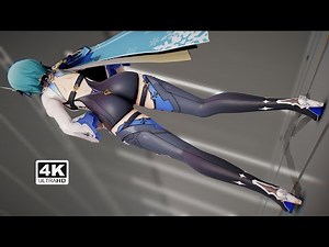 【Genshin Impact MMD／4K／60FPS】Eula【Wiggle Wiggle】