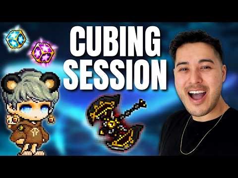 My Luckiest Cubing Session Ever | MapleStory Hero