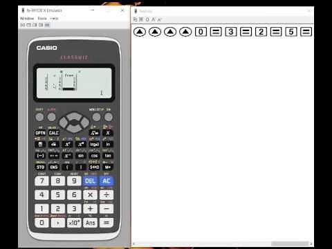 Histogram with Casio ClassWiz and QR Code