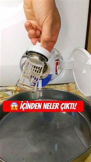 Çamaşır Makinesi Pompa Filtresi Temizliği